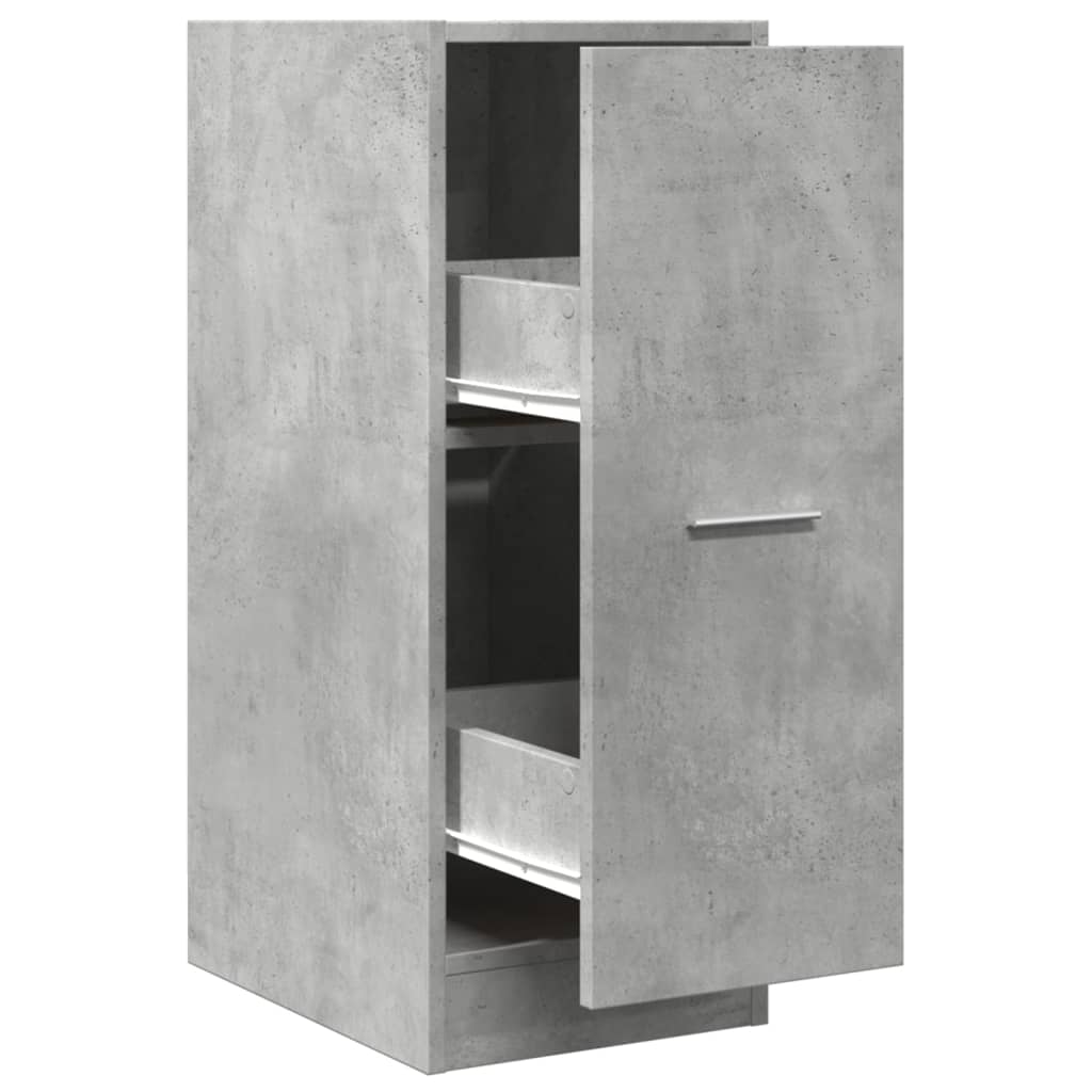 vidaXL Dulap de farmacie, gri beton, 30x41x77,5 cm, lemn prelucrat vidaXL Dulap de farmacie, gri beton, 30x41x77,5 cm, lemn prelucrat