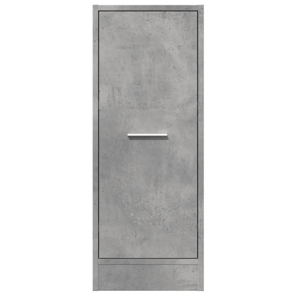 vidaXL Dulap de farmacie, gri beton, 30x41x77,5 cm, lemn prelucrat vidaXL Dulap de farmacie, gri beton, 30x41x77,5 cm, lemn prelucrat