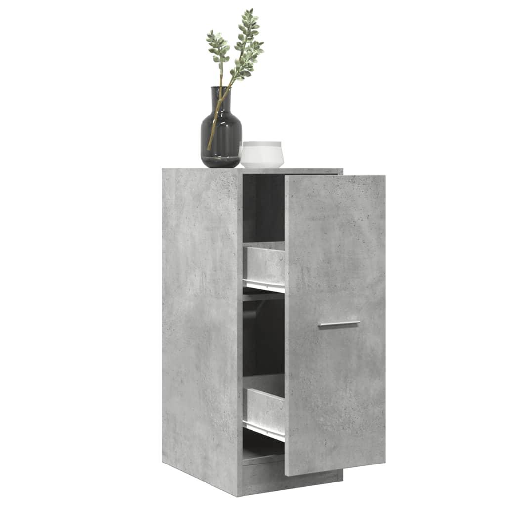vidaXL Dulap de farmacie, gri beton, 30x41x77,5 cm, lemn prelucrat vidaXL Dulap de farmacie, gri beton, 30x41x77,5 cm, lemn prelucrat
