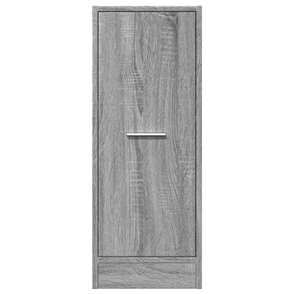 vidaXL Dulap de farmacie, sonoma gri, 30x41x77,5 cm, lemn prelucrat