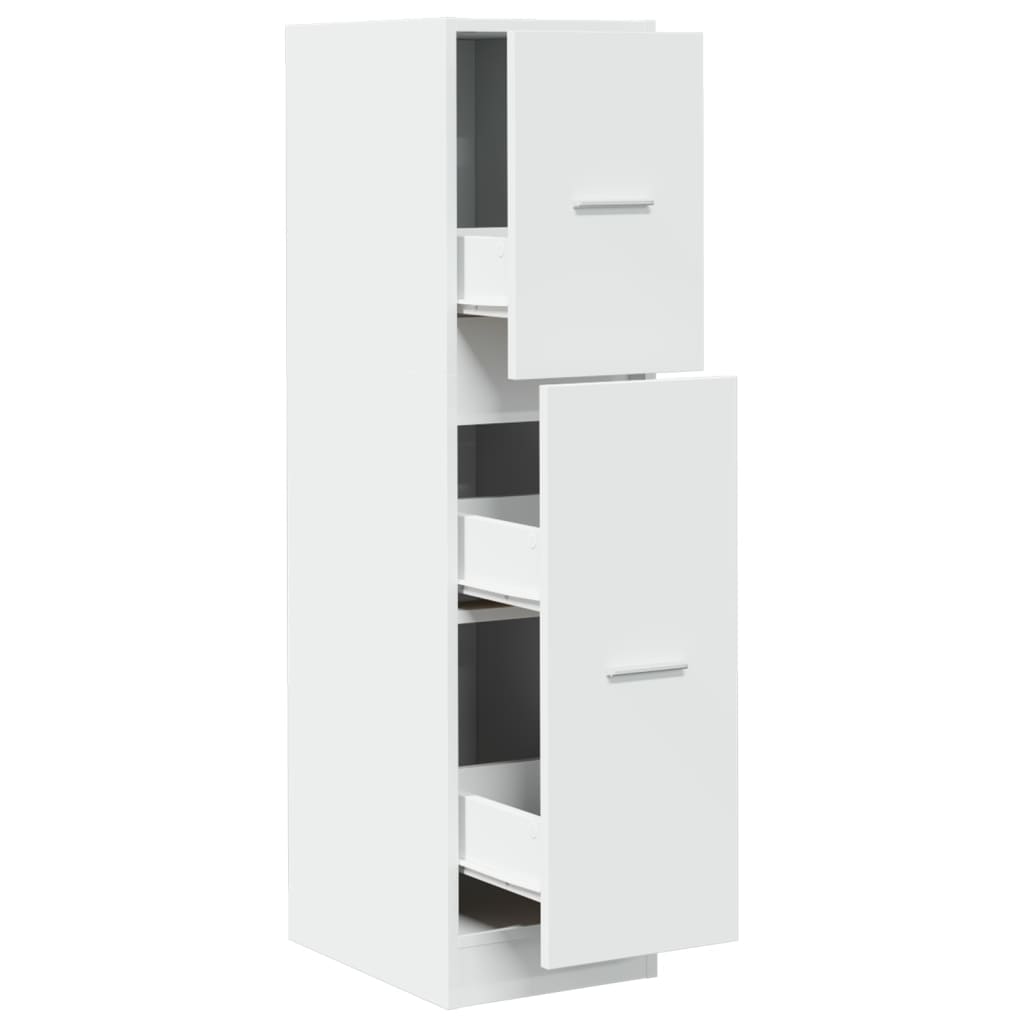 vidaXL Dulap de farmacie, alb, 30x41x118 cm, lemn prelucrat vidaXL Dulap de farmacie, alb, 30x41x118 cm, lemn prelucrat