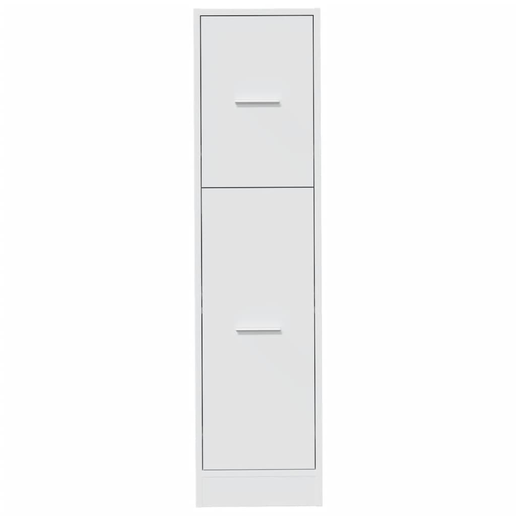 vidaXL Dulap de farmacie, alb, 30x41x118 cm, lemn prelucrat vidaXL Dulap de farmacie, alb, 30x41x118 cm, lemn prelucrat
