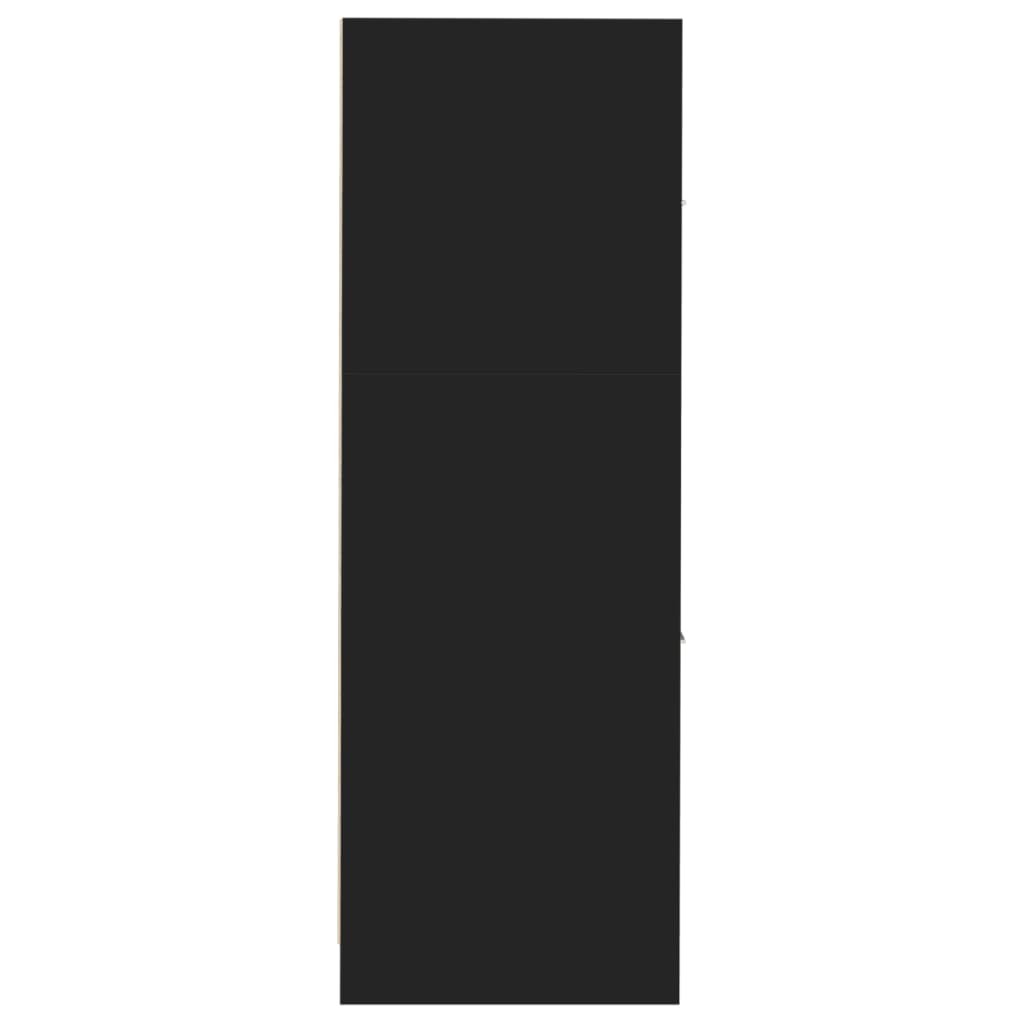 vidaXL Dulap de farmacie, negru, 30x41x118 cm, lemn prelucrat vidaXL Dulap de farmacie, negru, 30x41x118 cm, lemn prelucrat