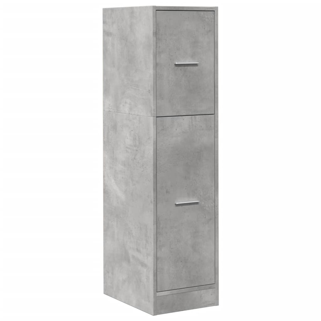 vidaXL Dulap de farmacie, gri beton, 30x41x118 cm, lemn prelucrat vidaXL Dulap de farmacie, gri beton, 30x41x118 cm, lemn prelucrat