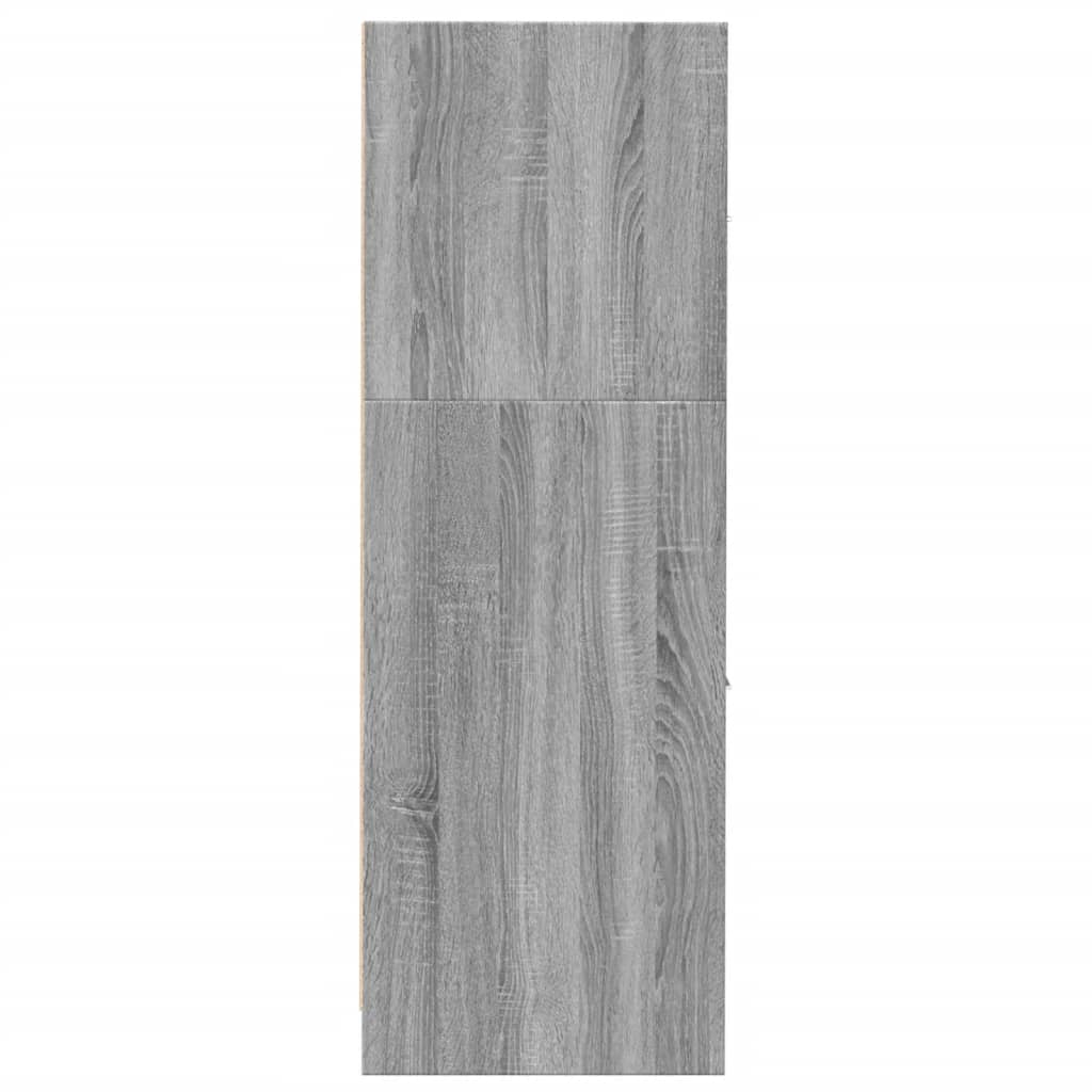 vidaXL Dulap de farmacie, sonoma gri, 30x41x118 cm, lemn prelucrat vidaXL Dulap de farmacie, sonoma gri, 30x41x118 cm, lemn prelucrat
