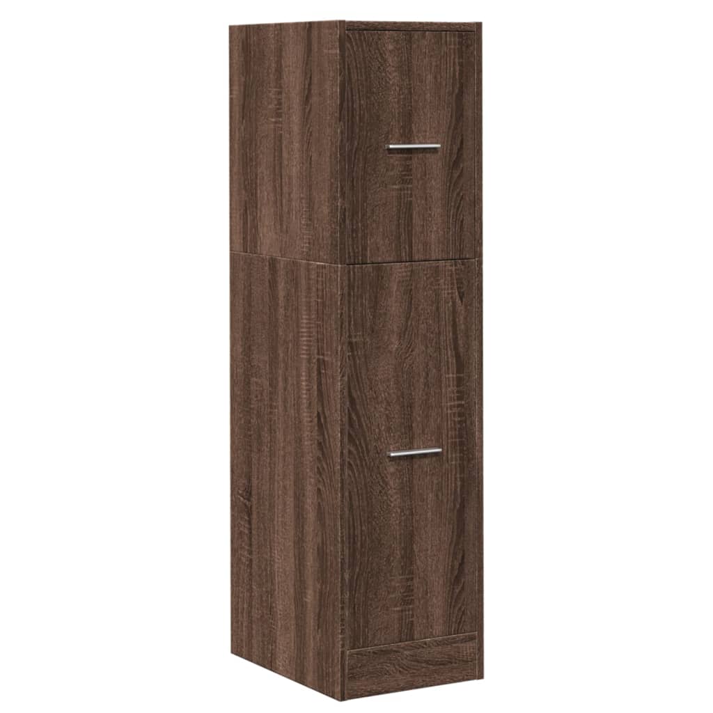 vidaXL Dulap de farmacie, stejar maro, 30x41x118 cm, lemn prelucrat