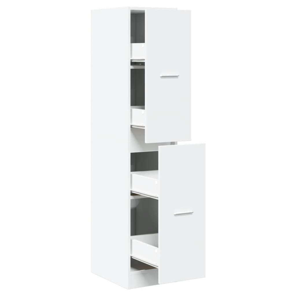 vidaXL Dulap de farmacie, alb, 30x41x144,5 cm, lemn prelucrat vidaXL Dulap de farmacie, alb, 30x41x144,5 cm, lemn prelucrat