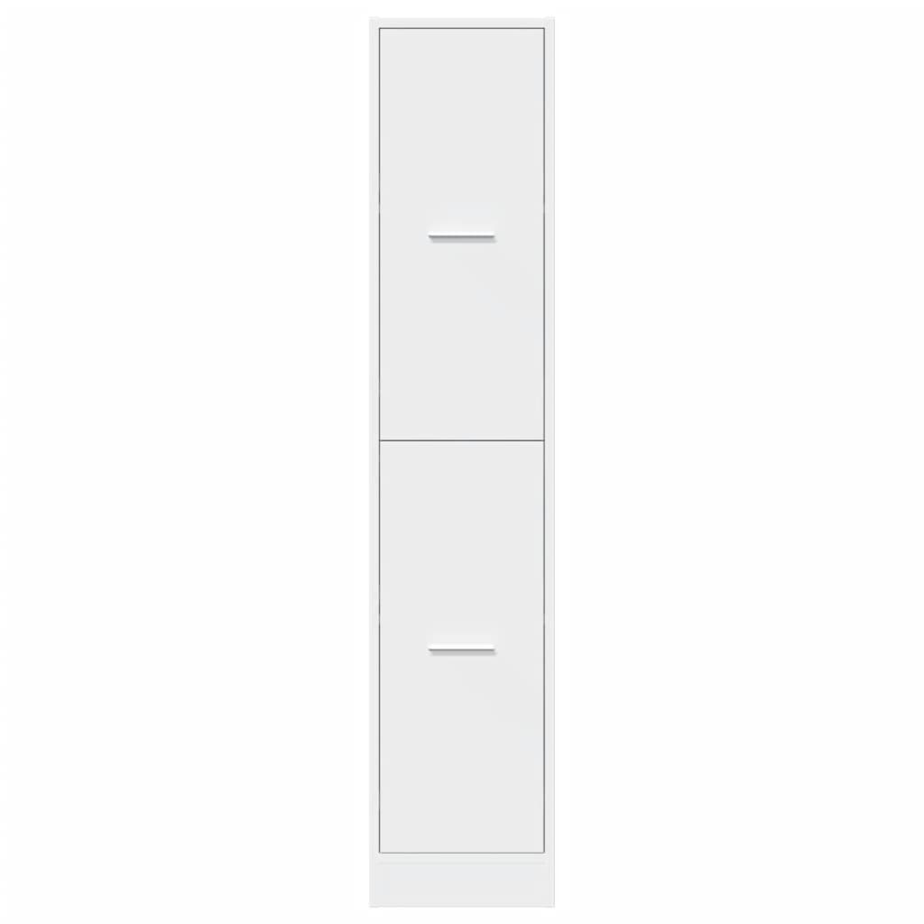 vidaXL Dulap de farmacie, alb, 30x41x144,5 cm, lemn prelucrat vidaXL Dulap de farmacie, alb, 30x41x144,5 cm, lemn prelucrat