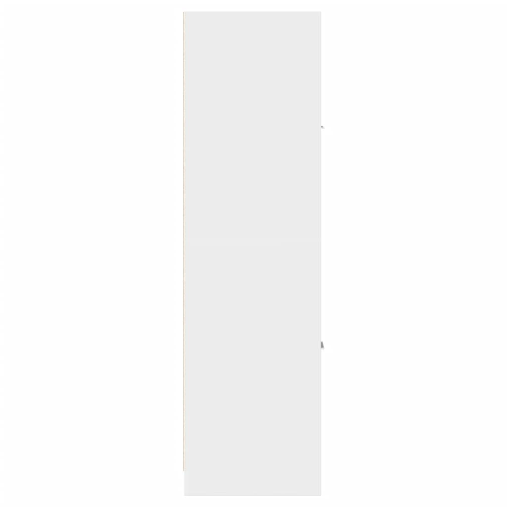 vidaXL Dulap de farmacie, alb, 30x41x144,5 cm, lemn prelucrat vidaXL Dulap de farmacie, alb, 30x41x144,5 cm, lemn prelucrat
