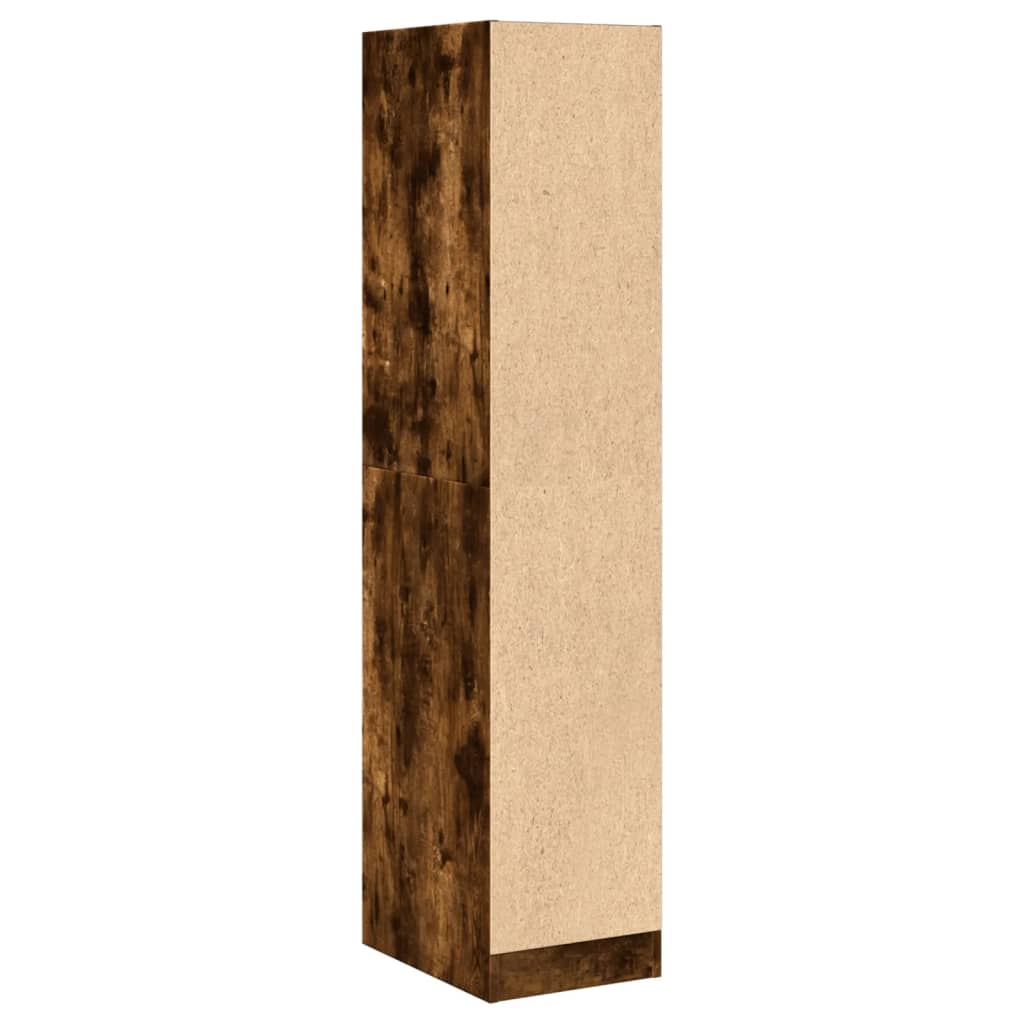 vidaXL Dulap de farmacie stejar fumuriu, 30x41x144,5cm, lemn prelucrat