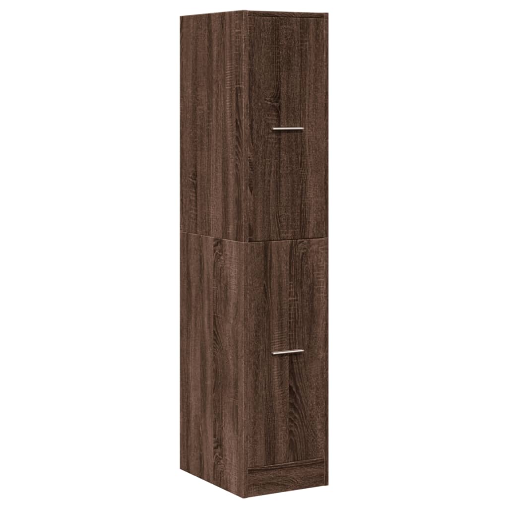 vidaXL Dulap de farmacie, stejar maro, 30x41x144,5 cm, lemn prelucrat