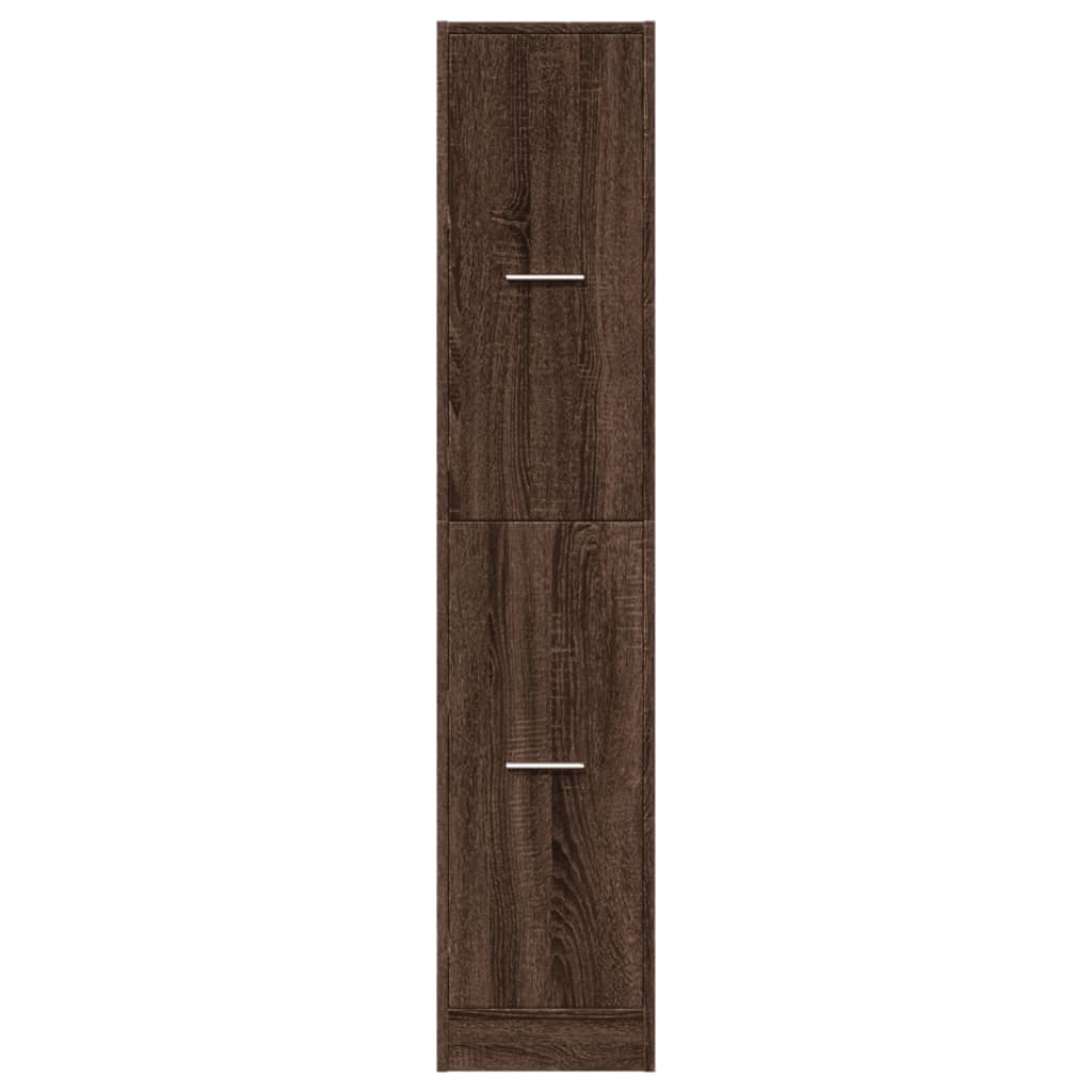 vidaXL Dulap de farmacie, stejar maro, 30x41x144,5 cm, lemn prelucrat