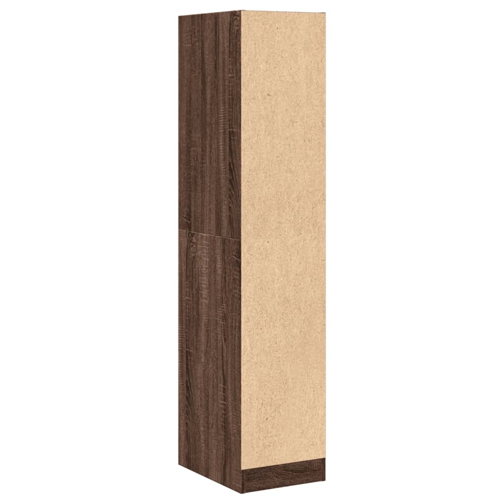 vidaXL Dulap de farmacie, stejar maro, 30x41x144,5 cm, lemn prelucrat