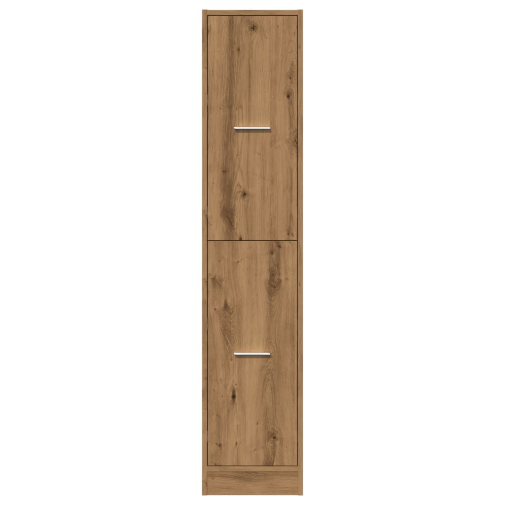 vidaXL Dulap farmacie, stejar artizanal, 30x41x144,5cm, lemn prelucrat vidaXL Dulap farmacie, stejar artizanal, 30x41x144,5cm, lemn prelucrat