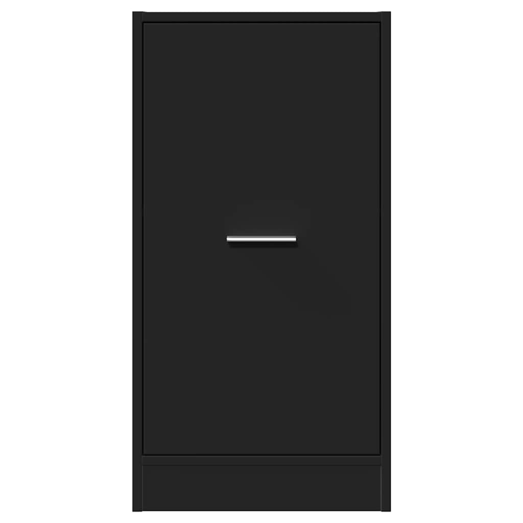 vidaXL Dulap de farmacie, negru, 40x41x77,5 cm, lemn prelucrat