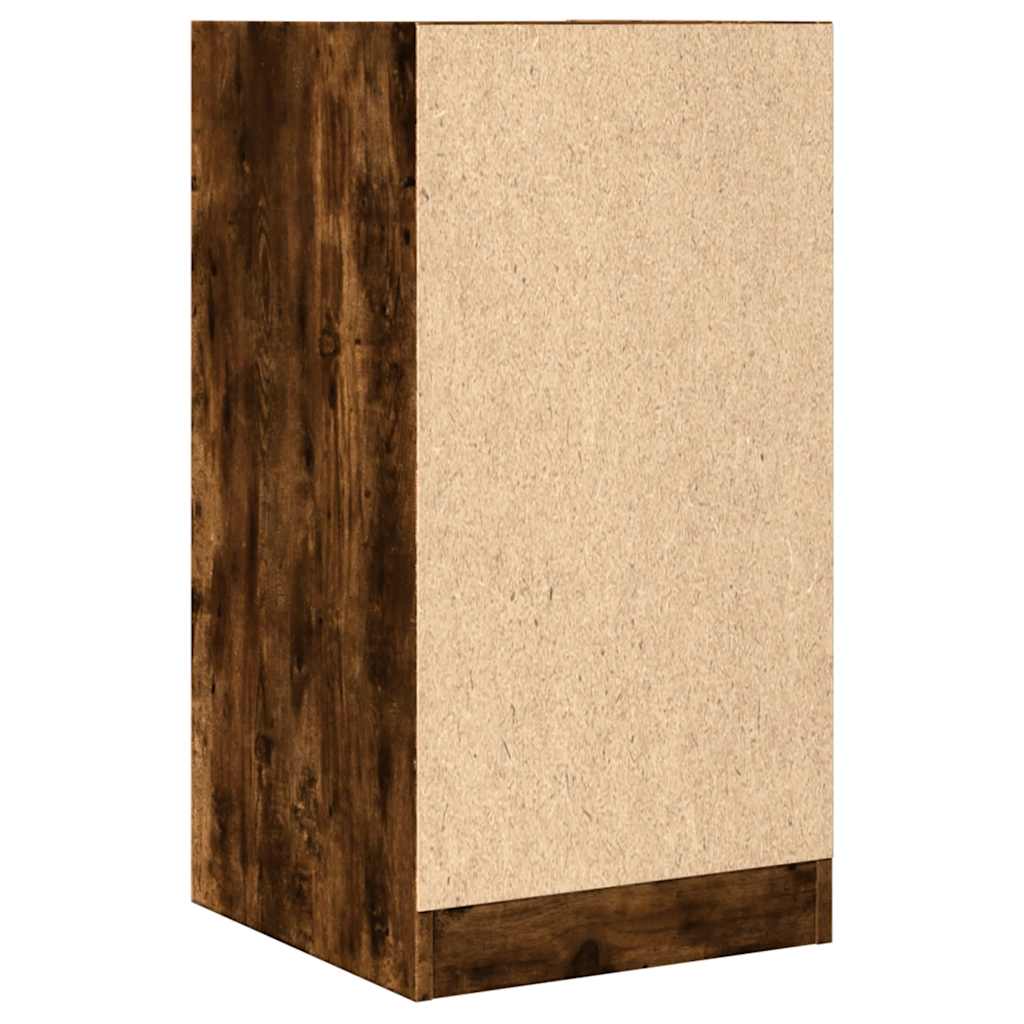 vidaXL Dulap de farmacie stejar fumuriu, 40x41x77,5 cm, lemn prelucrat vidaXL Dulap de farmacie stejar fumuriu, 40x41x77,5 cm, lemn prelucrat