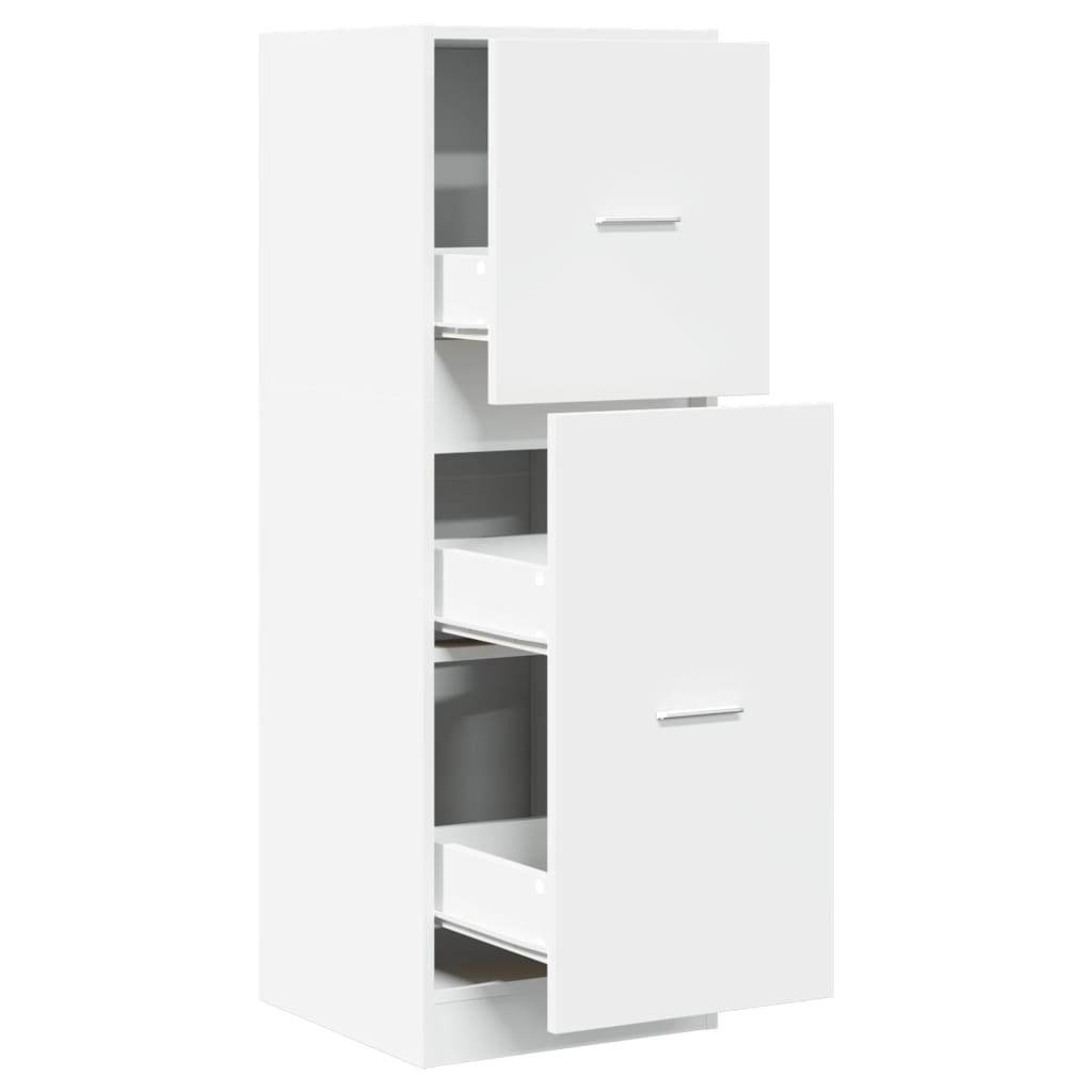vidaXL Dulap de farmacie, alb, 40x41x118 cm, lemn prelucrat vidaXL Dulap de farmacie, alb, 40x41x118 cm, lemn prelucrat