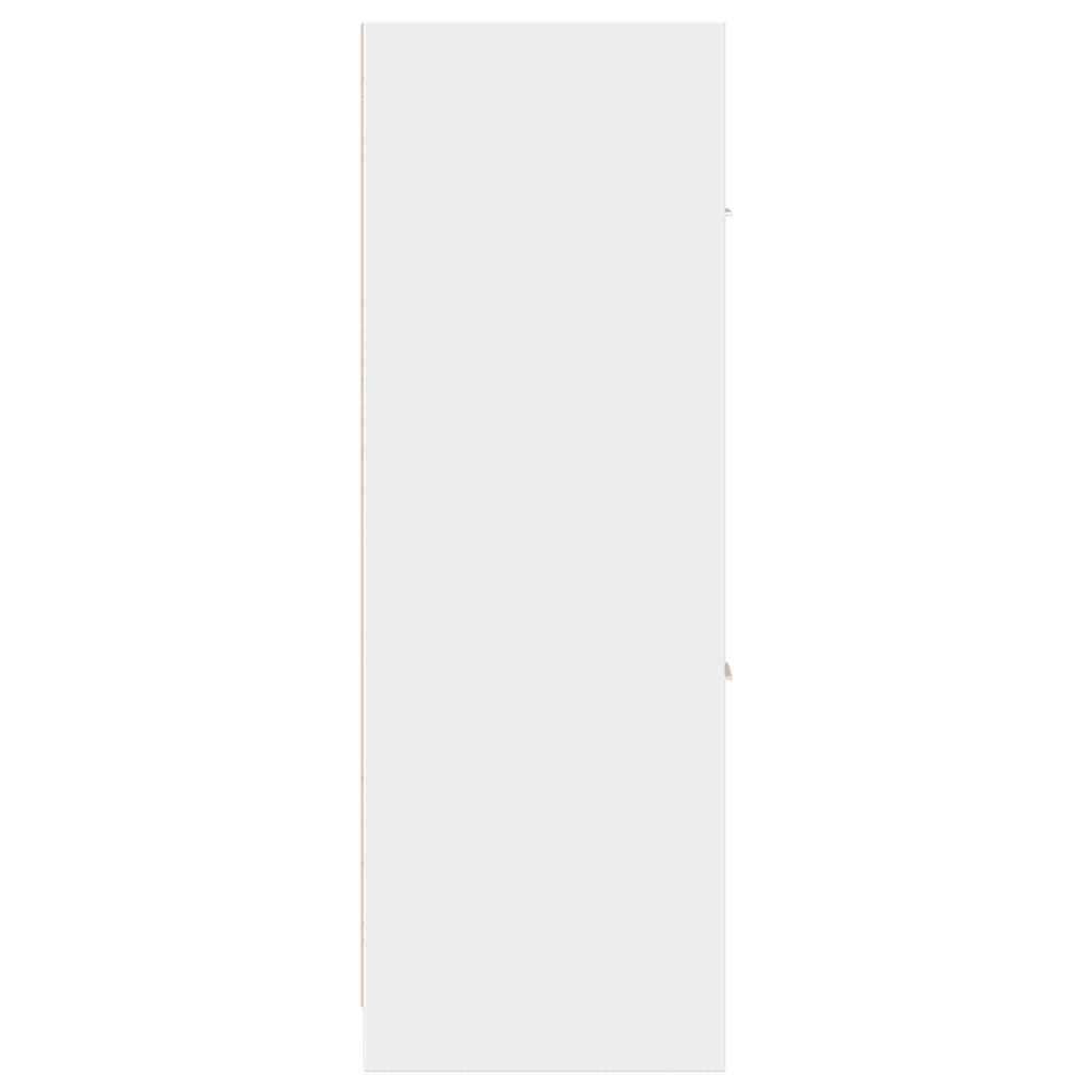 vidaXL Dulap de farmacie, alb, 40x41x118 cm, lemn prelucrat vidaXL Dulap de farmacie, alb, 40x41x118 cm, lemn prelucrat