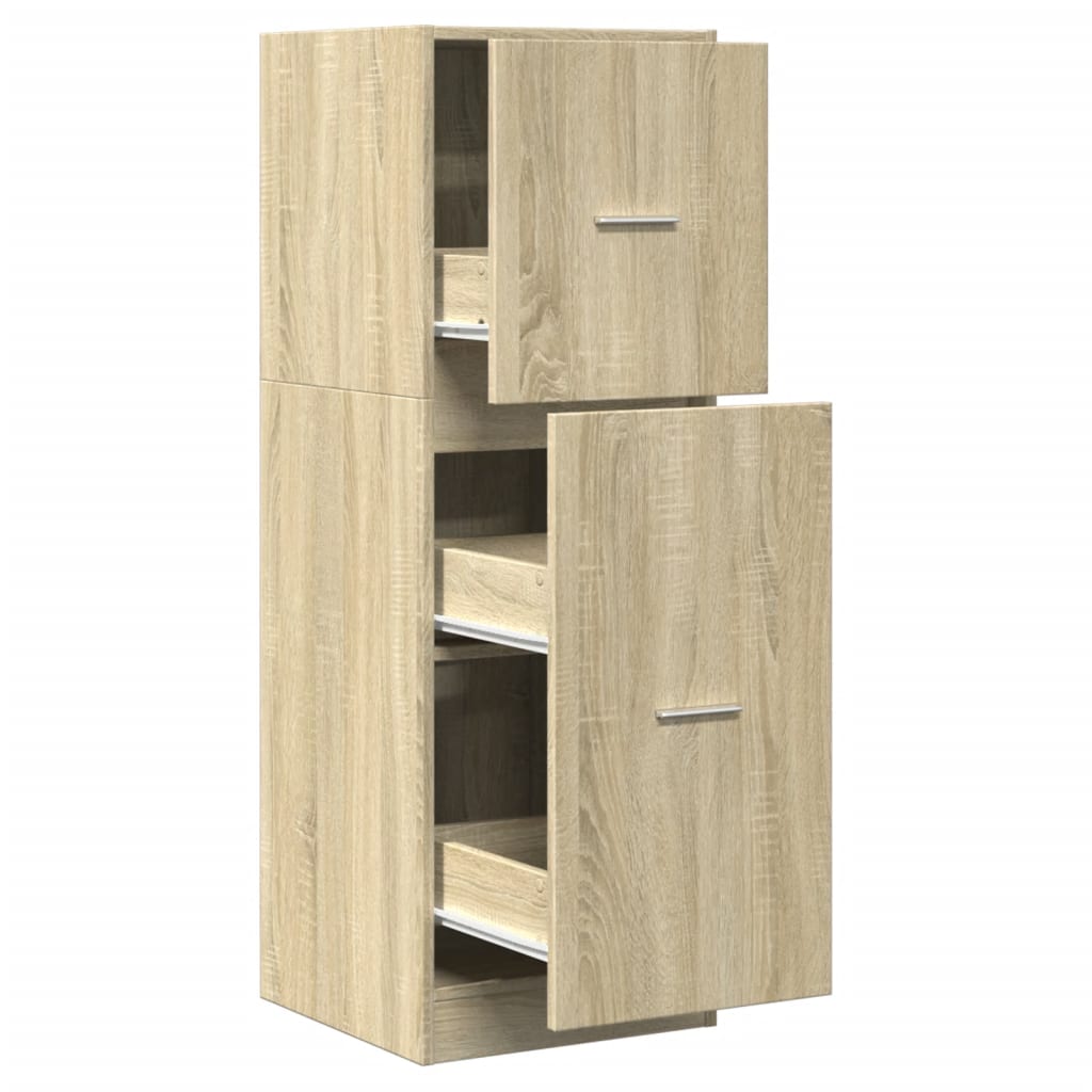 vidaXL Dulap de farmacie, stejar sonoma, 40x41x118 cm lemn prelucrat