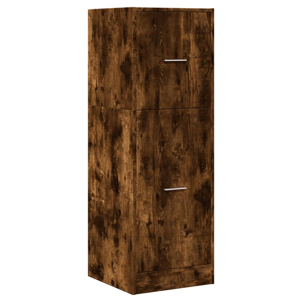 vidaXL Dulap de farmacie stejar fumuriu, 40x41x118 cm, lemn prelucrat vidaXL Dulap de farmacie stejar fumuriu, 40x41x118 cm, lemn prelucrat