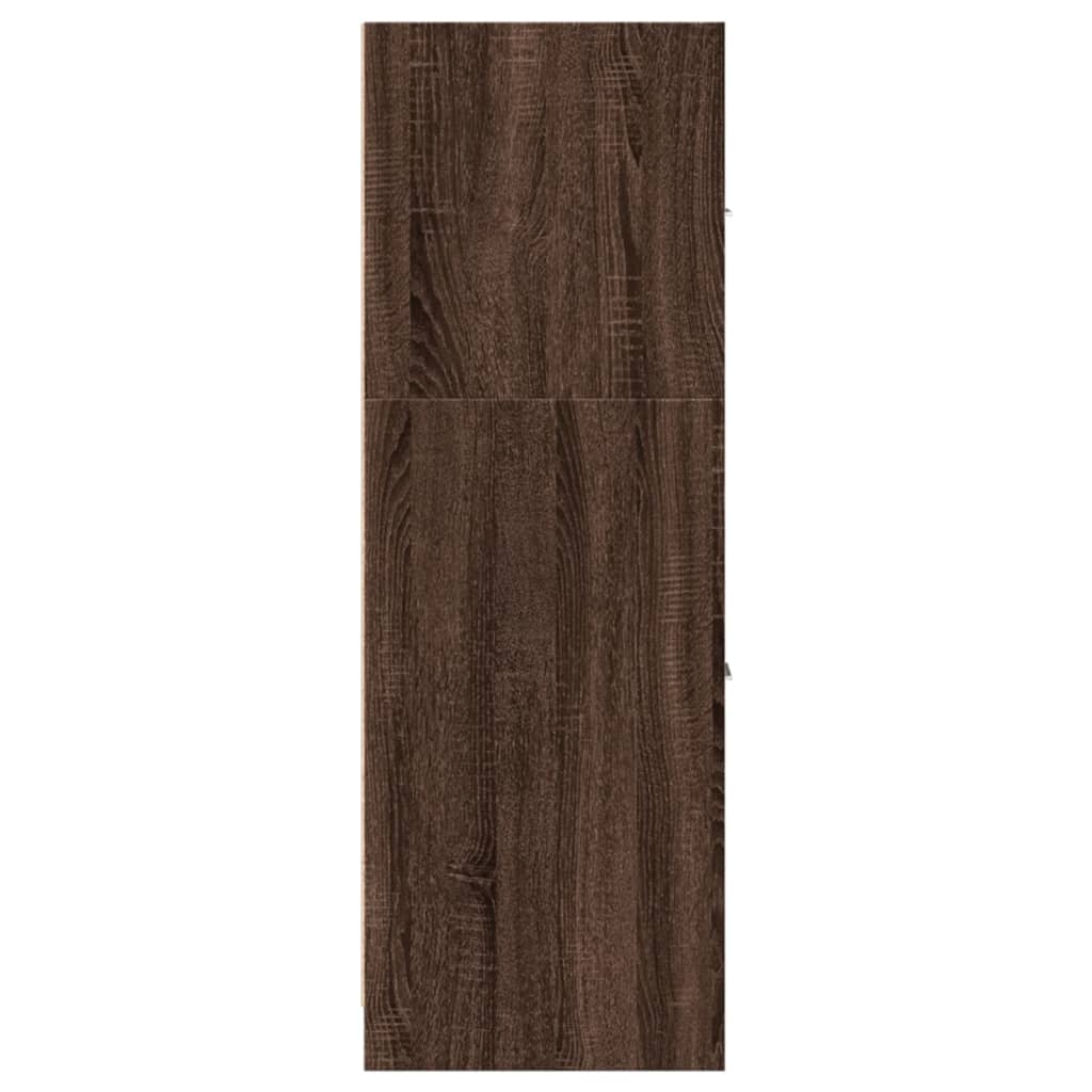 vidaXL Dulap de farmacie, stejar maro, 40x41x118 cm, lemn prelucrat