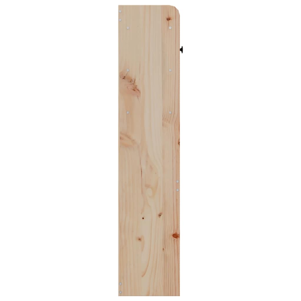 vidaXL Tăblie de pat cu depozitare, 135 cm, lemn masiv de pin