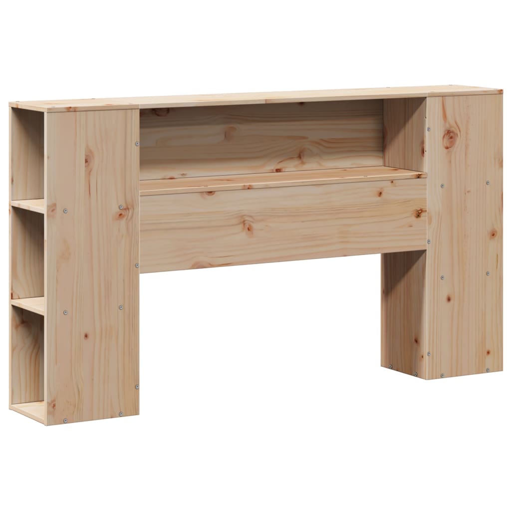 vidaXL Tăblie de pat cu depozitare, 150 cm, lemn masiv de pin