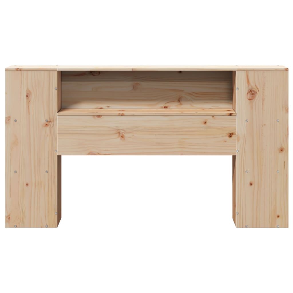 vidaXL Tăblie de pat cu depozitare, 150 cm, lemn masiv de pin