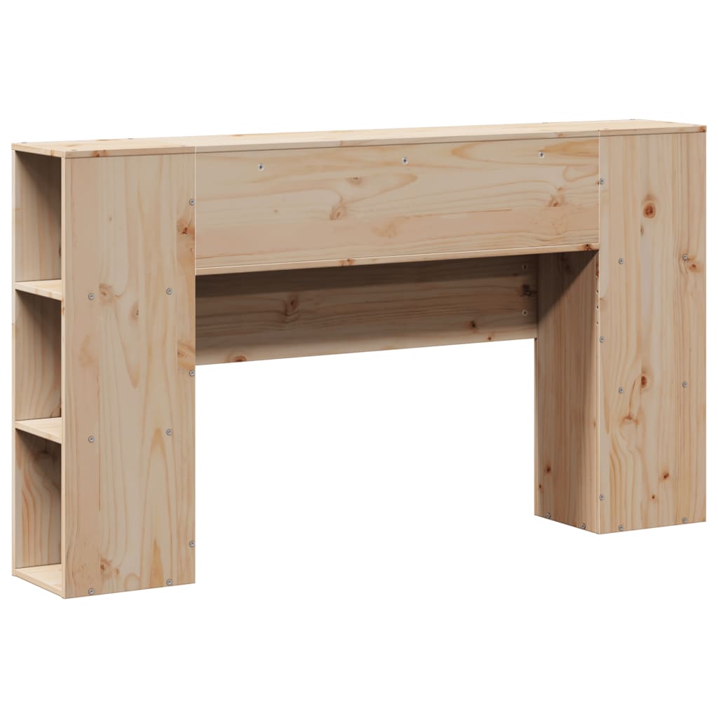vidaXL Tăblie de pat cu depozitare, 150 cm, lemn masiv de pin