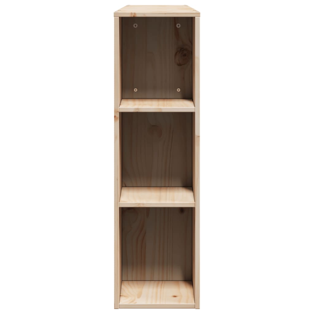 vidaXL Tăblie de pat cu depozitare, 120 cm, lemn masiv de pin