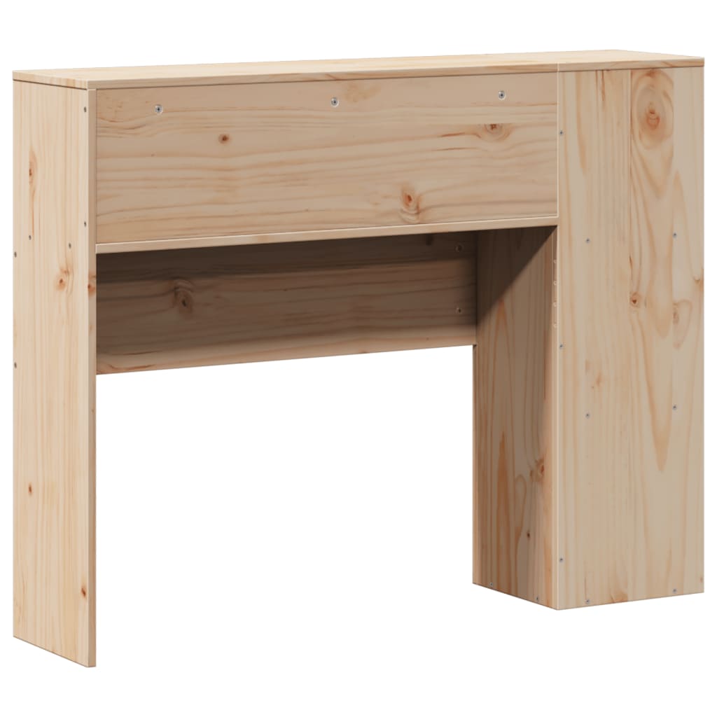 vidaXL Tăblie de pat cu depozitare, 100 cm, lemn masiv de pin