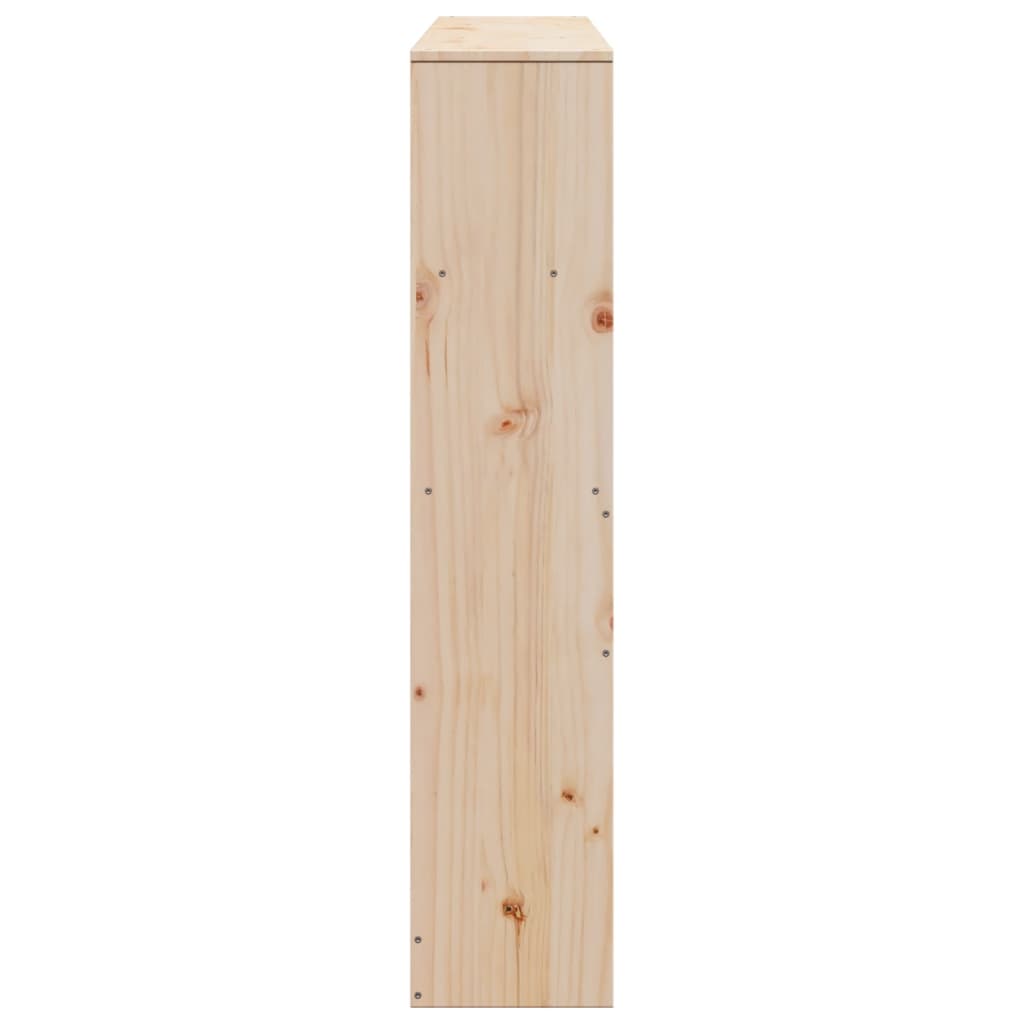 vidaXL Tăblie de pat cu depozitare, 140 cm, lemn masiv de pin
