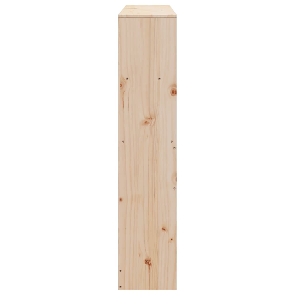 vidaXL Tăblie de pat cu depozitare, 120 cm, lemn masiv de pin