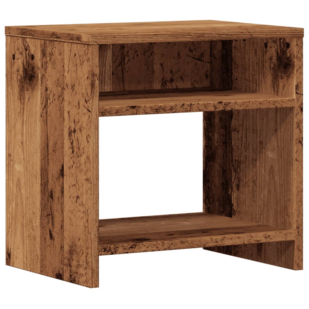 vidaXL Noptiere, 2 buc, lemn învechit, 40x30x40 cm, lemn prelucrat