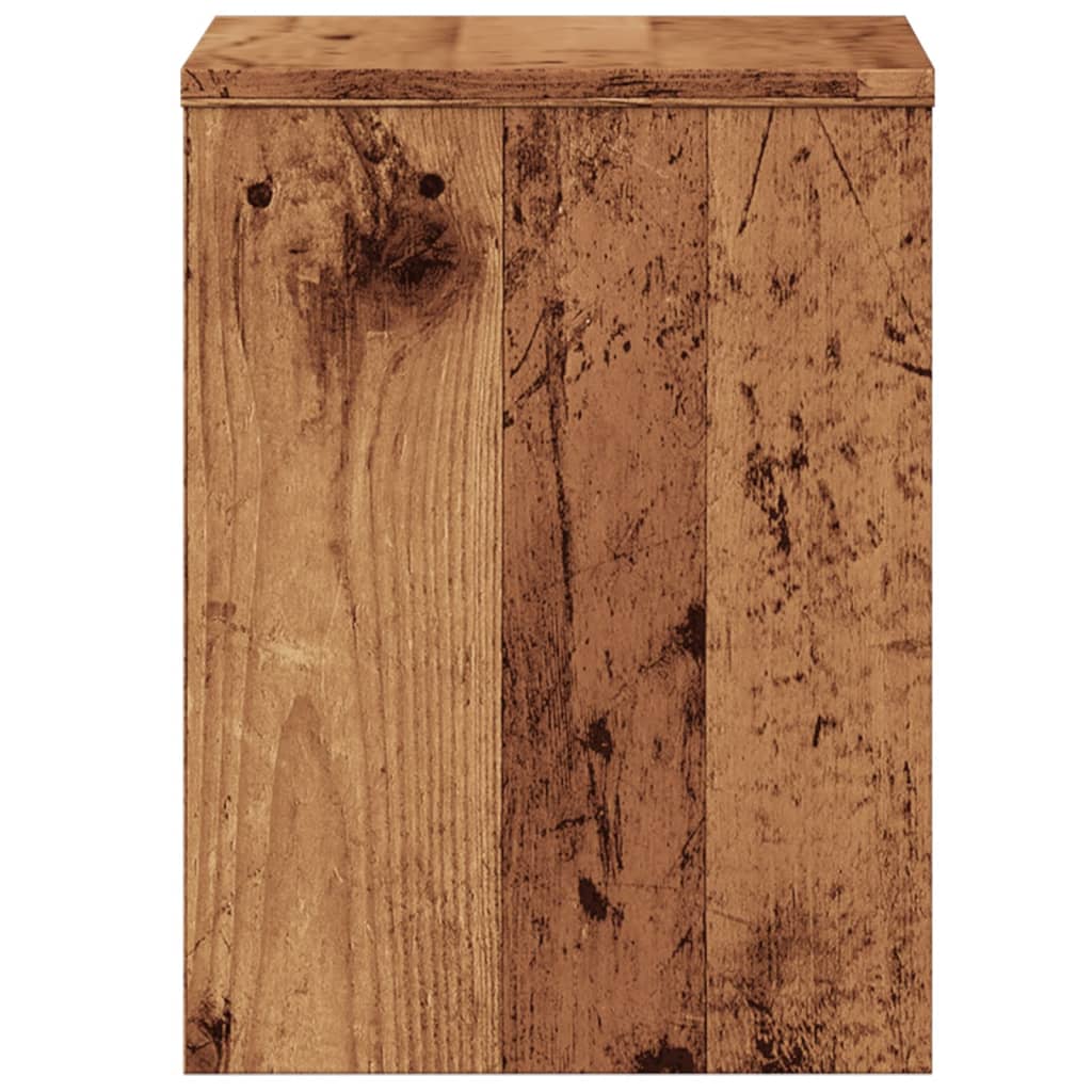 vidaXL Noptiere, 2 buc, lemn învechit, 40x30x40 cm, lemn prelucrat