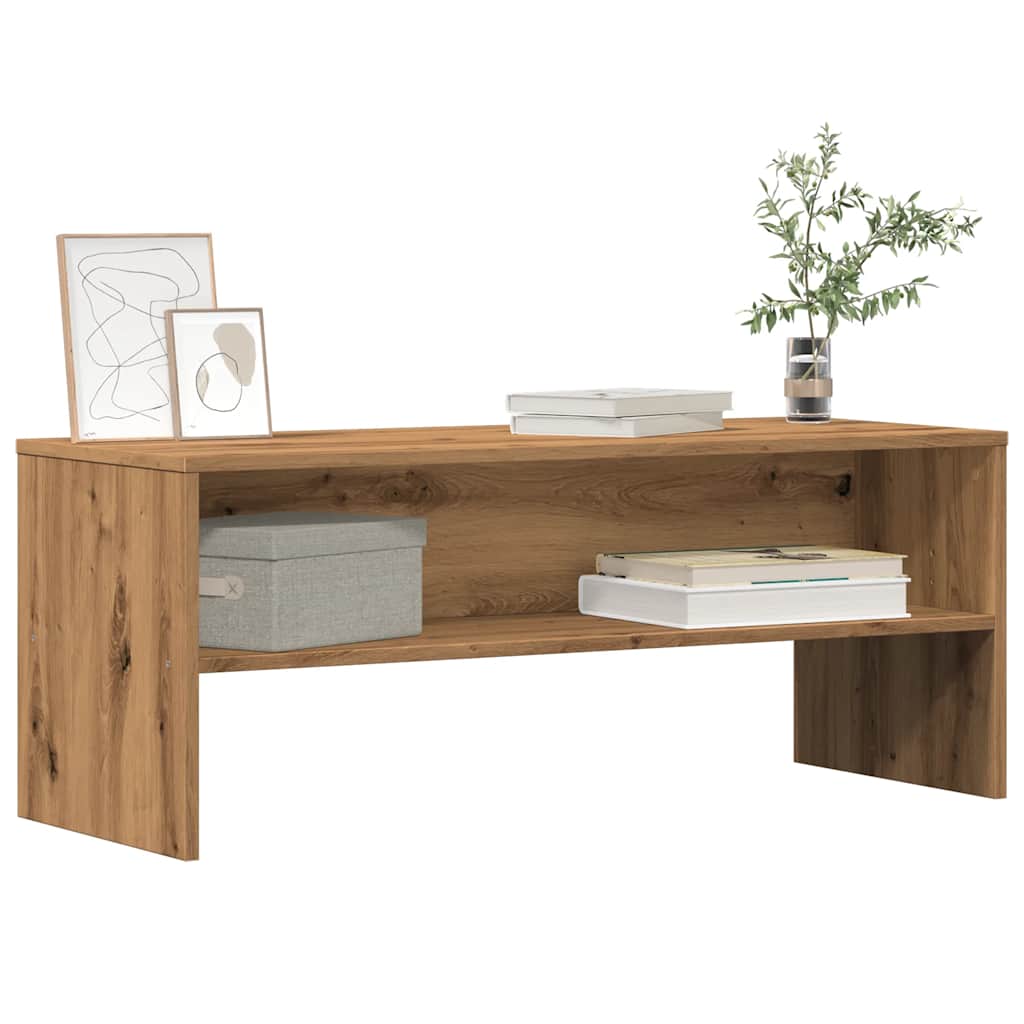 vidaXL Dulap TV, stejar artizanal, 100x40x40 cm, lemn prelucrat