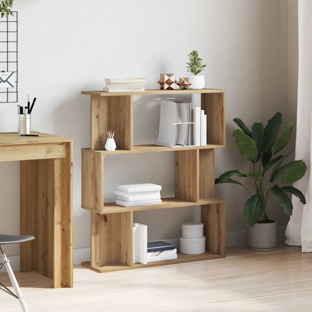 vidaXL Bibliotecă, stejar artizanal, 80x24x96 cm, lemn prelucrat vidaXL Bibliotecă, stejar artizanal, 80x24x96 cm, lemn prelucrat
