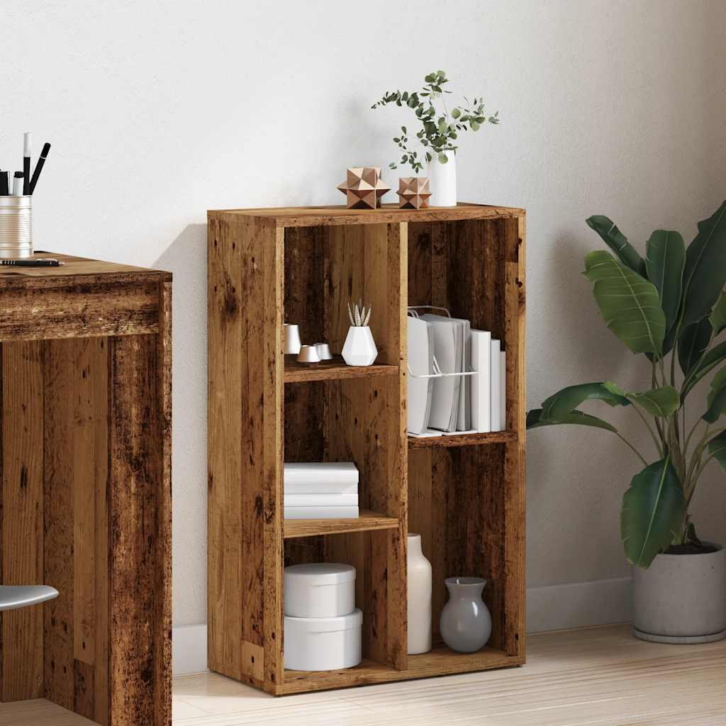 vidaXL Bibliotecă, lemn vechi, 50x25x80 cm, lemn prelucrat vidaXL Bibliotecă, lemn vechi, 50x25x80 cm, lemn prelucrat