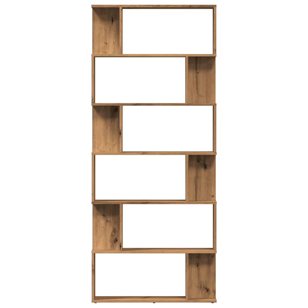 vidaXL Dulap cu cărți Artisan Stejar 80x24x192 cm Lemn prelucrat vidaXL Dulap cu cărți Artisan Stejar 80x24x192 cm Lemn prelucrat