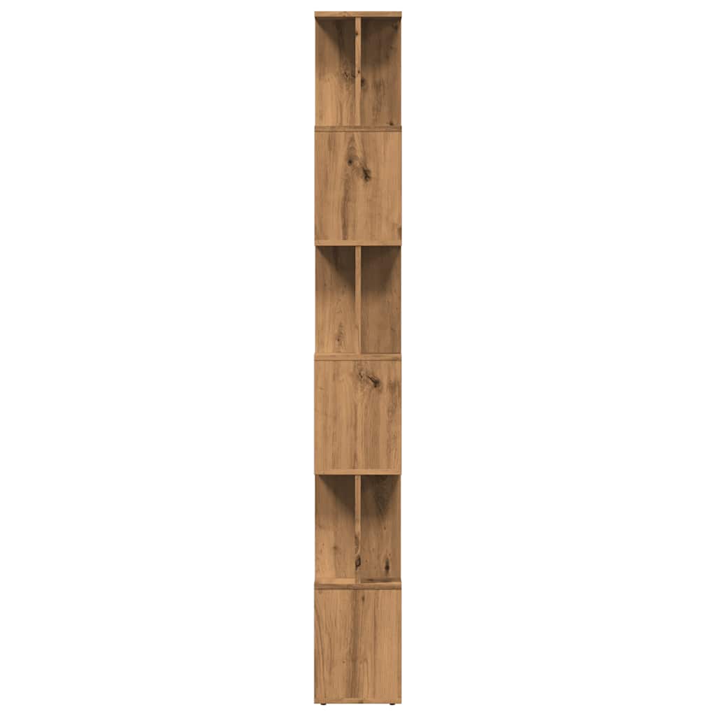 vidaXL Dulap cu cărți Artisan Stejar 80x24x192 cm Lemn prelucrat vidaXL Dulap cu cărți Artisan Stejar 80x24x192 cm Lemn prelucrat