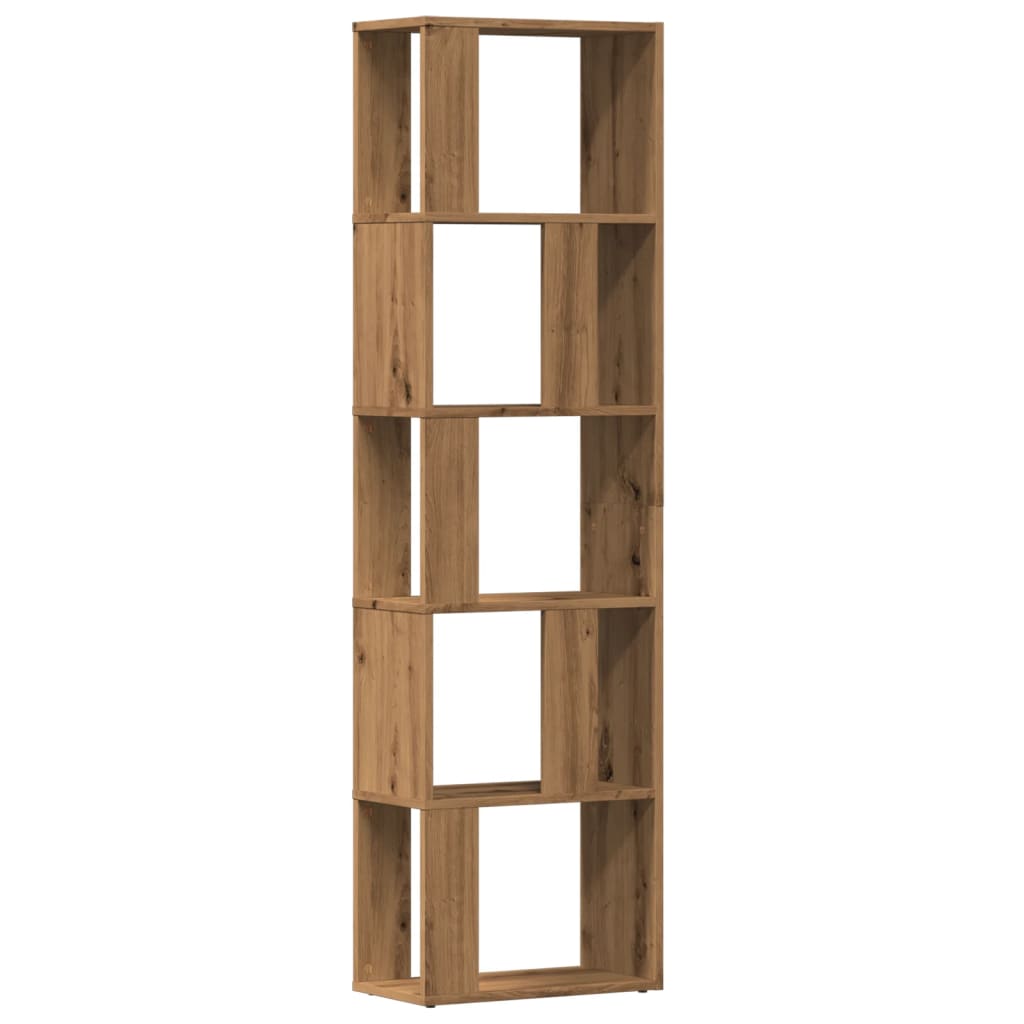 vidaXL Bibliotecă, stejar artizanal, 45x24x159 cm, lemn prelucrat vidaXL Bibliotecă, stejar artizanal, 45x24x159 cm, lemn prelucrat