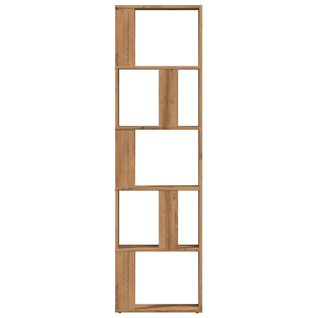 vidaXL Bibliotecă, stejar artizanal, 45x24x159 cm, lemn prelucrat vidaXL Bibliotecă, stejar artizanal, 45x24x159 cm, lemn prelucrat