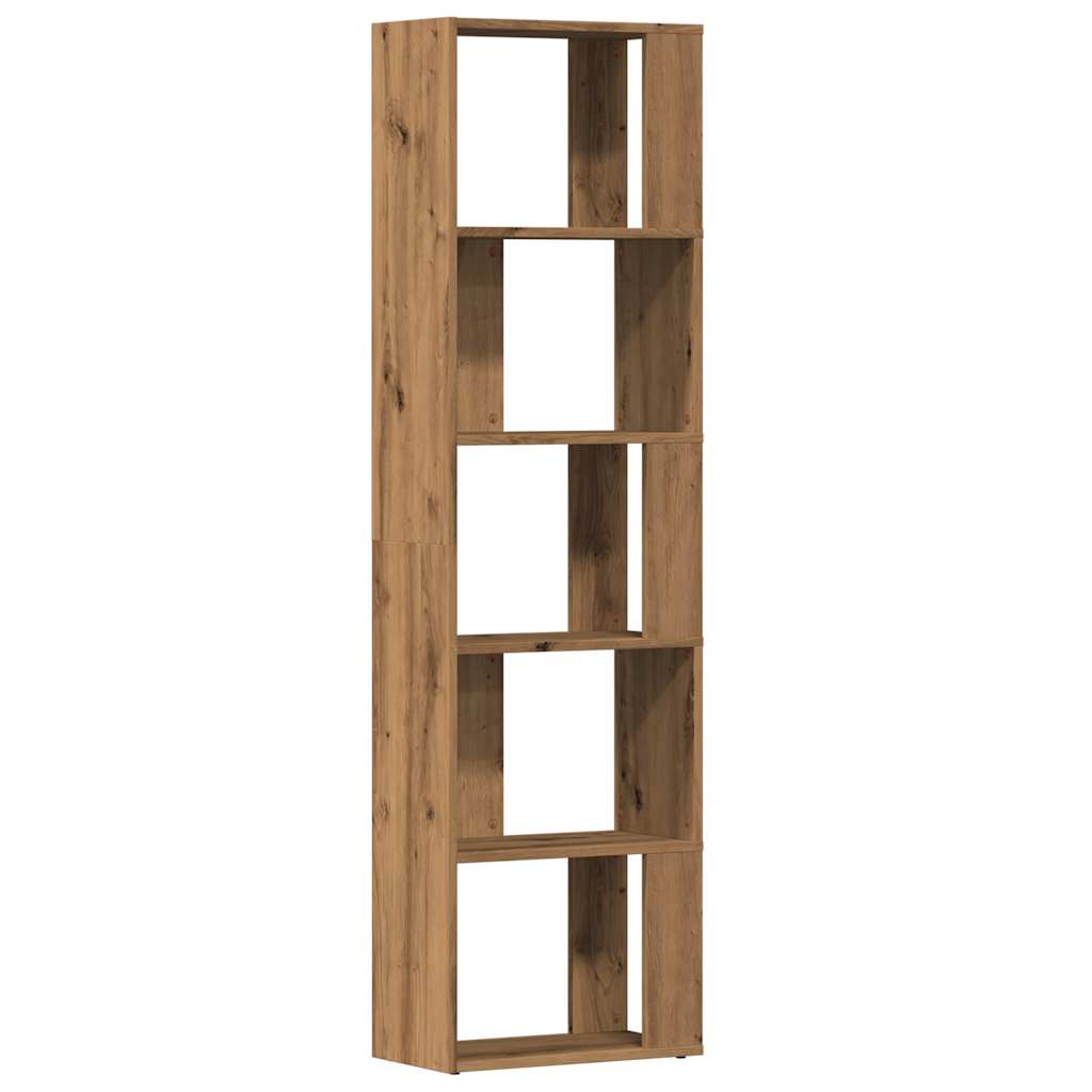 vidaXL Bibliotecă, stejar artizanal, 45x24x159 cm, lemn prelucrat vidaXL Bibliotecă, stejar artizanal, 45x24x159 cm, lemn prelucrat