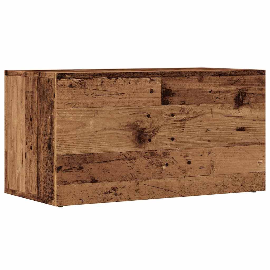 vidaXL Cutie de depozitare lemn vechi 69,5x34x36 cm lemn prelucrat vidaXL Cutie de depozitare lemn vechi 69,5x34x36 cm lemn prelucrat
