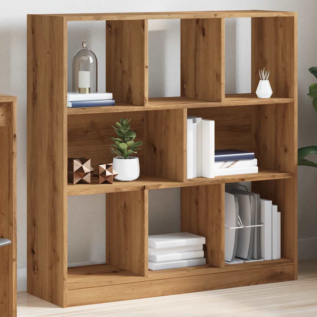 vidaXL Dulap cărți Artisan Stejar 97,5x29,5x100 cm Lemn prelucrat vidaXL Dulap cărți Artisan Stejar 97,5x29,5x100 cm Lemn prelucrat