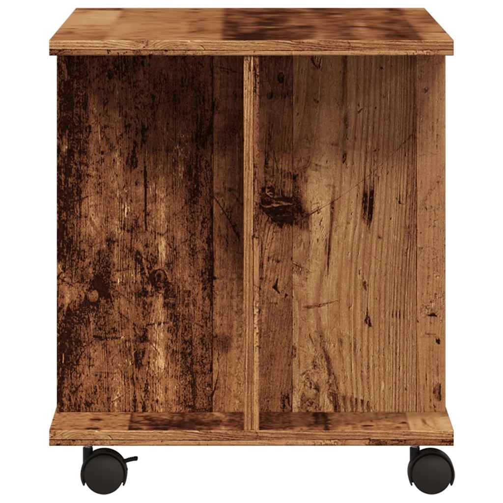 vidaXL Dulap TV cu roți, lemn vechi, 80x40x45 cm, lemn prelucrat vidaXL Dulap TV cu roți, lemn vechi, 80x40x45 cm, lemn prelucrat