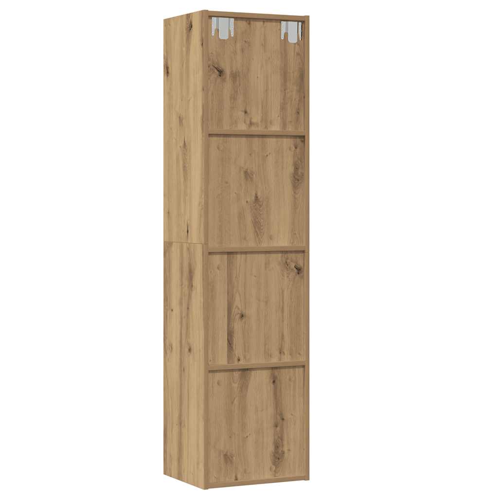 vidaXL Dulap cărți/Dulap TV Artisan Stejar 36x30x143cm Lemn prelucrat vidaXL Dulap cărți/Dulap TV Artisan Stejar 36x30x143cm Lemn prelucrat