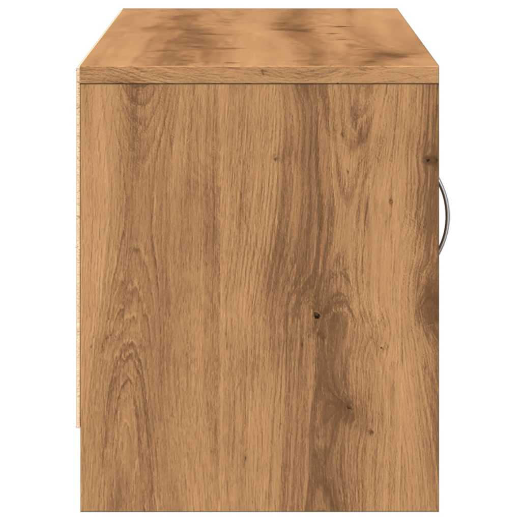 vidaXL Dulap TV, stejar artizanal, 102x30x37,5 cm, lemn prelucrat vidaXL Dulap TV, stejar artizanal, 102x30x37,5 cm, lemn prelucrat