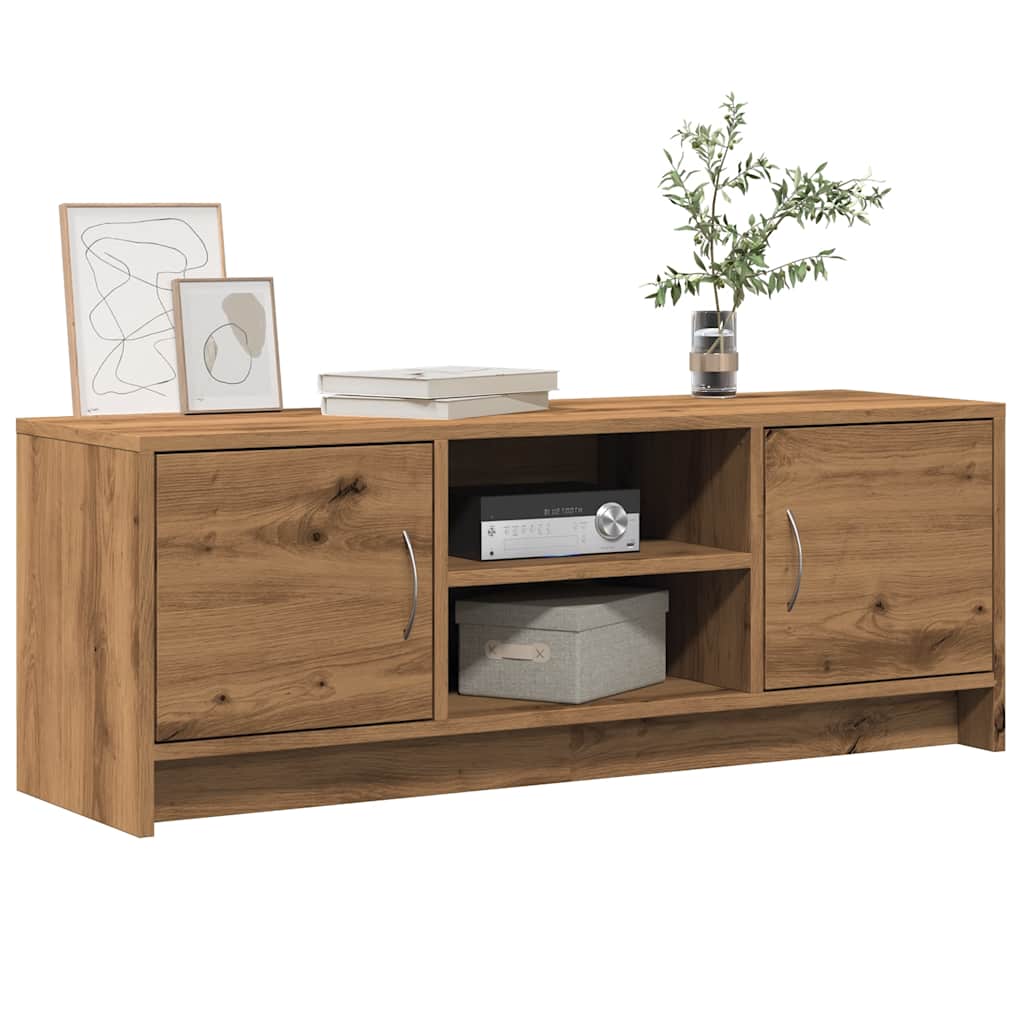 vidaXL Dulap TV, stejar artizanal, 102x30x37,5 cm, lemn prelucrat vidaXL Dulap TV, stejar artizanal, 102x30x37,5 cm, lemn prelucrat