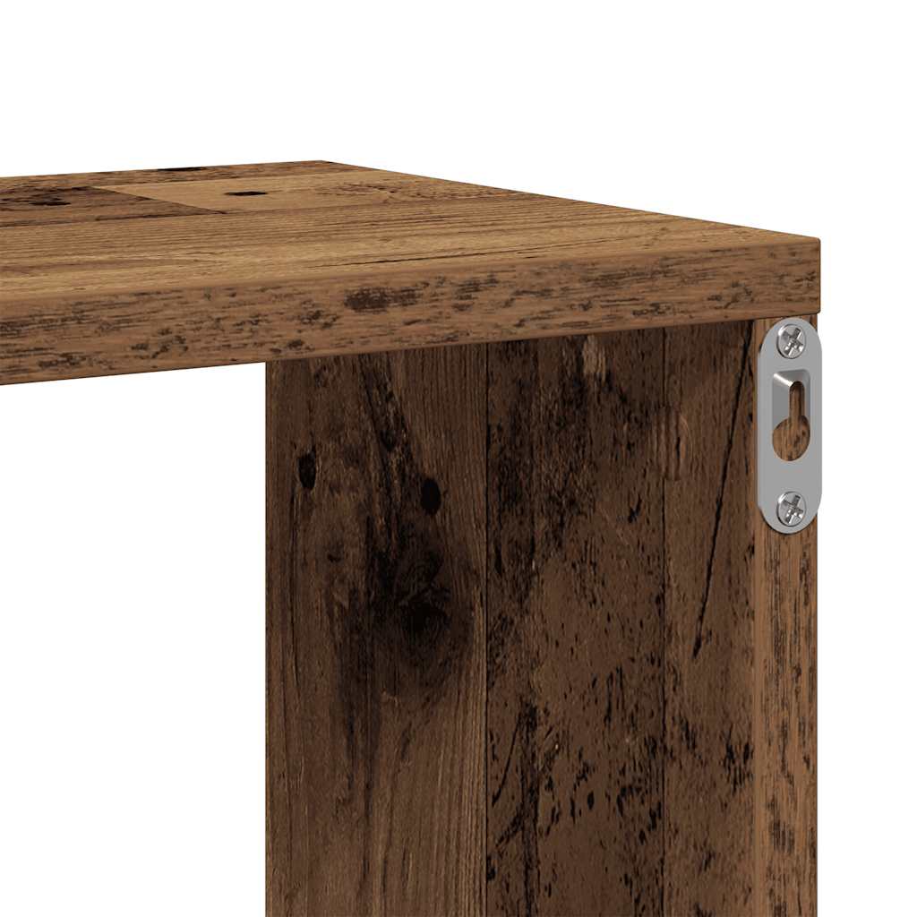 vidaXL Raft de perete, lemn vechi, 104x20x58,5 cm, lemn prelucrat vidaXL Raft de perete, lemn vechi, 104x20x58,5 cm, lemn prelucrat